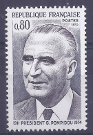 Francia 1975. Georges Pompidou YT = 1839 (**) - Unused Stamps
