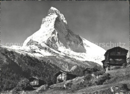 11635438 Zermatt VS Winkelmatten Berghuetten Mit Matterhorn Walliser Alpen  - Andere & Zonder Classificatie