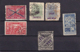 Bresil - Lot 6 Timbres Ancien - Oblitérés