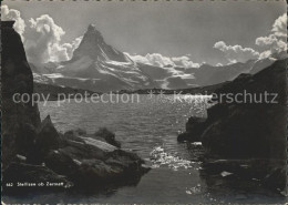 11635409 Zermatt VS Stellisee Bergsee Mit Matterhorn  - Sonstige & Ohne Zuordnung