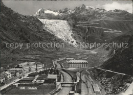 11635395 Gletsch Teilansicht Mit Rhonegletscher Rhone Rhone - Autres & Non Classés