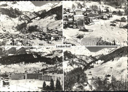 11635389 Leukerbad Fliegeraufnahme Wintersportplatz Leukerbad - Sonstige & Ohne Zuordnung