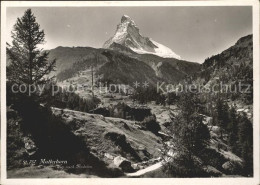 11635380 Zermatt VS Weg Nach Findelen Matterhorn Walliser Alpen  - Andere & Zonder Classificatie