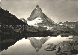 11635356 Zermatt VS Rifelsee Bergsee Mit Matterhorn  - Andere & Zonder Classificatie