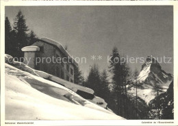 11635354 Zermatt VS Berghaus Blick Zum Matterhorn Schweizer Wandkalender  - Autres & Non Classés