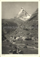 11635348 Zermatt VS Gesamtansicht Mit Matterhorn  - Autres & Non Classés