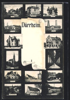 AK Dürrheim, Hotel Kreuz, Kurhaus, Hotel Villa Huber  - Bad Duerrheim