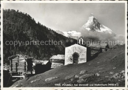 11635344 Findelen VS Berghuetten Mit Matterhorn Findeln Findelen - Andere & Zonder Classificatie