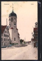 AK Altenstadt / Geislingen, Kirche Mit Strassenpartie  - Geislingen