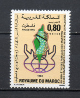 MAROC N°  955   NEUF SANS CHARNIERE  COTE  0.70€    SOLIDARITE PALESTINE - Morocco (1956-...)