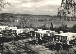 11635341 Au ZH Ausblick Vom Gasthaus Halbinsel Au Zuerichsee Au ZH - Other & Unclassified