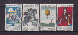 CZECHOSLOVAKIA  - 1973 Graphic Art Set Never Hinged Mint - Unused Stamps
