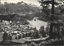 11635298 St Moritz GR Panorama Gegen Piz Languard Moritzersee St. Moritz - Otros & Sin Clasificación