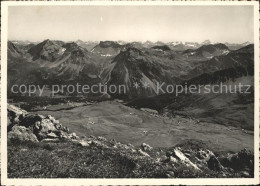 11635285 Arosa GR Ausblick Vom Weisshorngipfel Auf Furkapass Und Flueela Schwarz - Autres & Non Classés