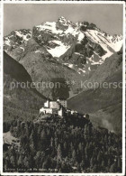 11635271 Tarasp Schloss Mit Piz Dallas Plattas Piz Platta Oberhalbsteiner Alpen  - Sonstige & Ohne Zuordnung