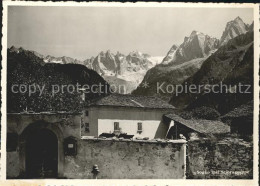 11635261 Soglio Ortspartie Mit Blick Zur Scioragruppe Soglio - Sonstige & Ohne Zuordnung