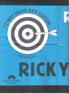 RICKY  ROOS  - POSTER  (36 Cm X 25 Cm)   (2 SCANS) (15.546) - Zangers En Musicus