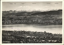 11635232 Pfannenstiel Staefa Panorama Zuerichsee Mit Alpen Hotel Hochwacht Pfann - Otros & Sin Clasificación