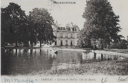 Autres & Non Classés. Sanssat. Le Chateau De Theillat , Coté Du Bassin - Altri & Non Classificati