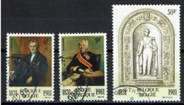 België 1981 OBP 2001/03 -Y&T 2001/03 - Dynastie & Parlement - Oblitérés