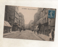 75. CPA - PARIS 17 ° - Rue De La Jonquierre -  Commerces - Attelages - 1920 - - Arrondissement: 17