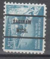 USA Precancel Vorausentwertungen Preo Bureau Michigan, Saginaw 1031A-71 - Precancels