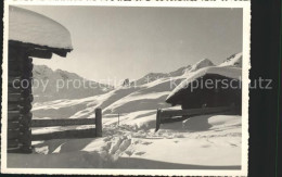 11635209 Arosa GR Tschuggenhuetten Gegen Hoernli Wintersportplatz Arosa - Other & Unclassified