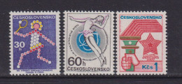 CZECHOSLOVAKIA  - 1973 Sports Events Set Never Hinged Mint - Unused Stamps
