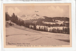 CPA :  14 X 9  -  LES  GETS  -  Pointe Et Pentes De La Turche - Les Gets