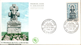 FDC 1962 RESISTANCE ILE DE SEIN - 1960-1969