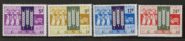 Republique Congo   .   OBP    .    477/480   .    **      .  Postfris  .   /   .   Neuf Avec Gomme Et SANS Charnière - Unused Stamps
