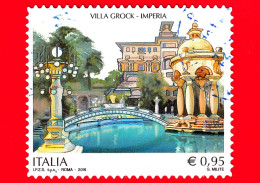 ITALIA - Usato - 2016 - Patrimonio Artistico E Culturale Italiano - Villa Grock In Imperia - 0,95 - 2011-20: Used