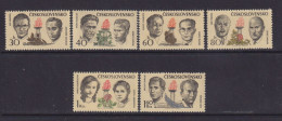 CZECHOSLOVAKIA  - 1973 WWII Martyrs Set Never Hinged Mint - Unused Stamps