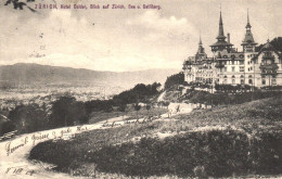 ZURICH, HOTEL, ARCHITECTURE, SWITZERLAND, POSTCARD - Zürich