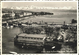 11635102 Zuerich Bauschaenzli An Der Limmat Quaibruecke Glarner Alpen Zuerich - Sonstige & Ohne Zuordnung