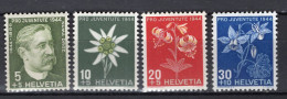 T3638 - SUISSE SWITZERLAND Yv N°399/402 ** Pro Juventute - Neufs