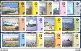 South Georgia. Definitiva. Panorami 1984. - Islas Malvinas