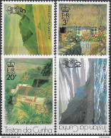 1976 Tristan Da Cunha Paintings 4v. MNH SG N. 207/10 - Autres & Non Classés