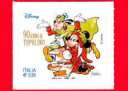 Nuovo - MNH - ITALIA - 2017 - 90 Anni Di Topolino - Fumetti - Disney - Topolino E Pippo - 0,95 - 2011-20: Neufs