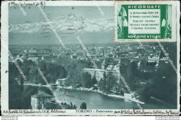 As603 Cartolina Torino + Erinofilo Ricordate Non Dimenticate 1938 - Sonstige & Ohne Zuordnung