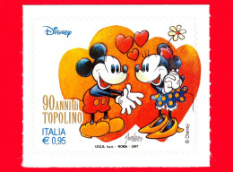 Nuovo - MNH - ITALIA - 2017 - 90 Anni Di Topolino - Fumetti - Disney - Topolino E Minni - Da BF - 0,95 - 2011-20:  Nuevos