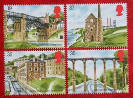 INDUSTRIAL ARCHAEOLOGY RIVER BRIDGE (Mi 1210-1213) 1989 POSTFRIS MNH ** ENGLAND GRANDE-BRETAGNE GB GREAT BRITAIN - Nuevos