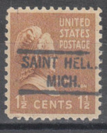 USA Precancel Vorausentwertungen Preo Locals Michigan, Saint Helen 804 - Precancels