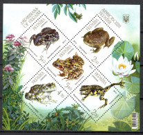 Ukraine 2012 Ucrania / Amphibians Frogs MNH Ranas Frösche / Cu22124  27-25 - Frösche