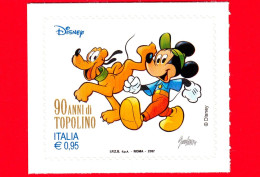 Nuovo - MNH - ITALIA - 2017 - 90 Anni Di Topolino - Fumetti - Disney - Topolino E Pluto - Da BF - 0,95 - 2011-20: Nieuw/plakker