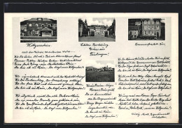 AK Feudingen / Wittgenstein, Pension Wilhelm Dörr, Gesamtansicht, Bahnhof, Schloss  - Other & Unclassified