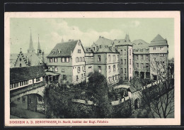 AK Bensheim A. D. Bergstrasse, St. Mariä, Institut Der Engl. Fräulein  - Bensheim