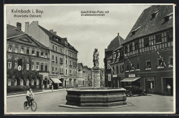 AK Kulmbach, Platz Mit Zinsfelderbrunnen  - Kulmbach