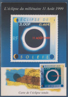 L'éclipse De Soleil Du Millénaire Le 11 Août 1999 Carte Postale 1er Jour Paris 8.7.99 N°3261 - 1990-1999