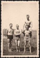 Photo Hommes Torse Nu Maillot Slip De Bain, Half Naked Man Men Sexy Muscle Stalag XVIIA, Théophile Collin 6x8,6cm - Altri & Non Classificati